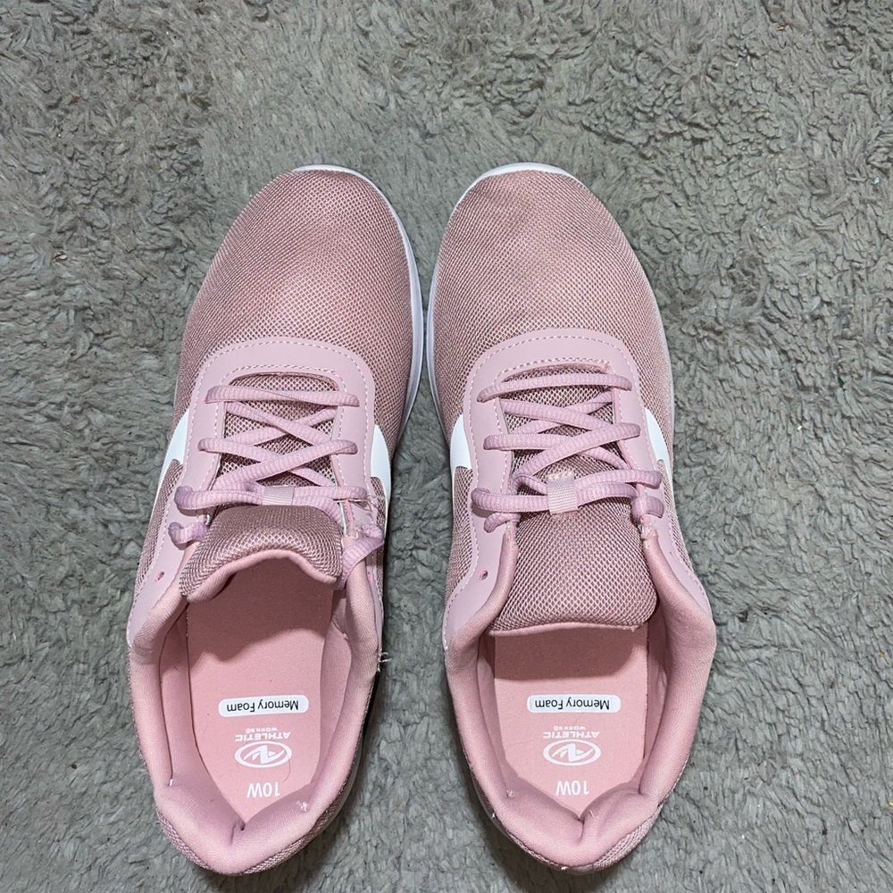 Athletic Work Memory Foam Sneakers